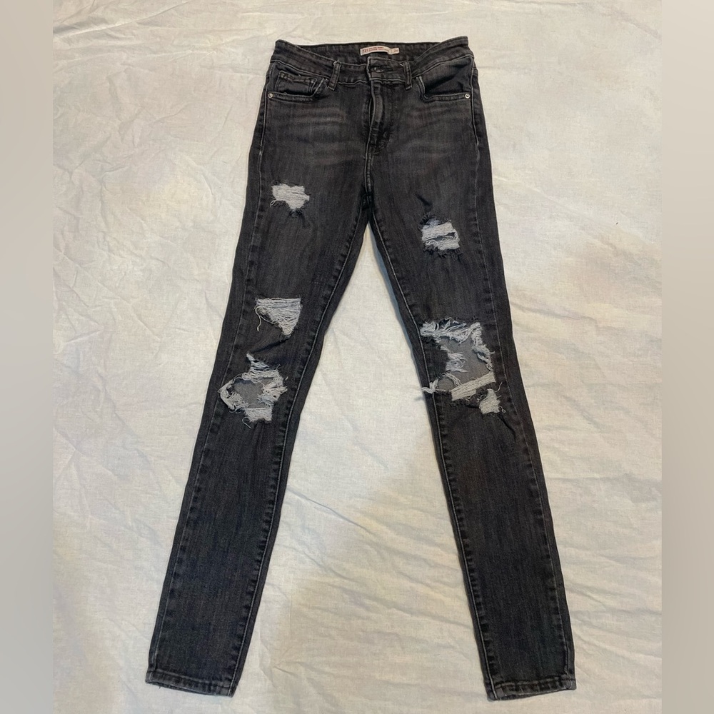 721 High rise Skinny grey Levi’s jeans